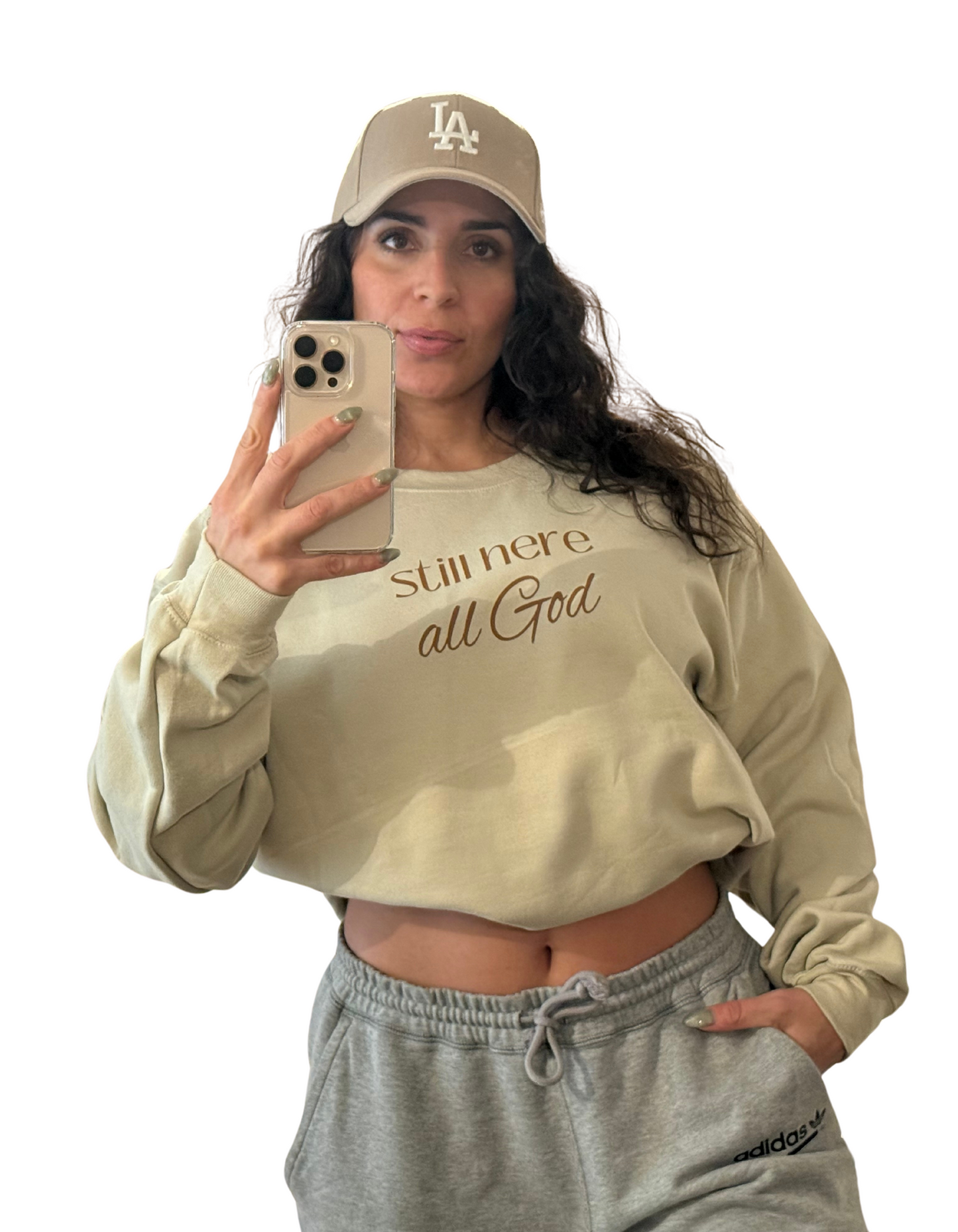 **NEW** Still Here All God- Crewneck Sweater