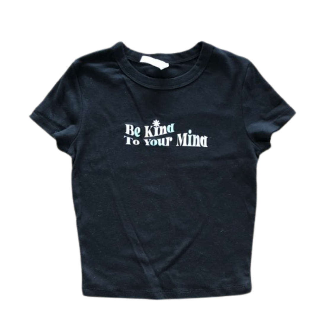 Be Kind to Your Mind fitted tee