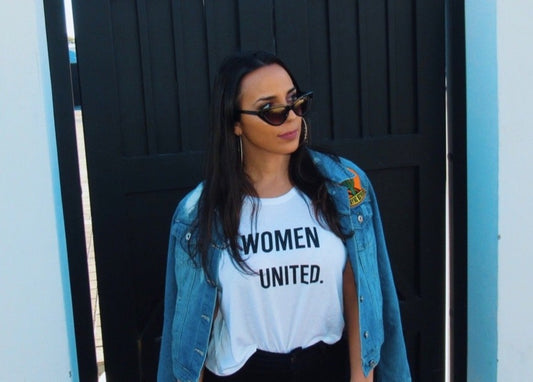 CLEARANCE- Women United- Cropped boxy tee - Creatively Linked